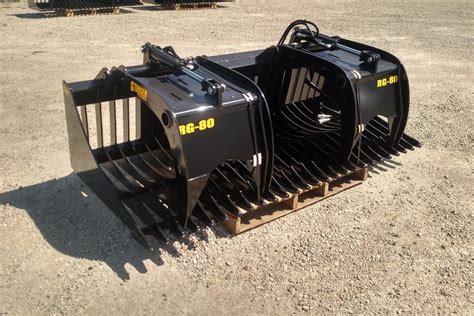 rock grapple skid steer|skid steer with grapple attachment.